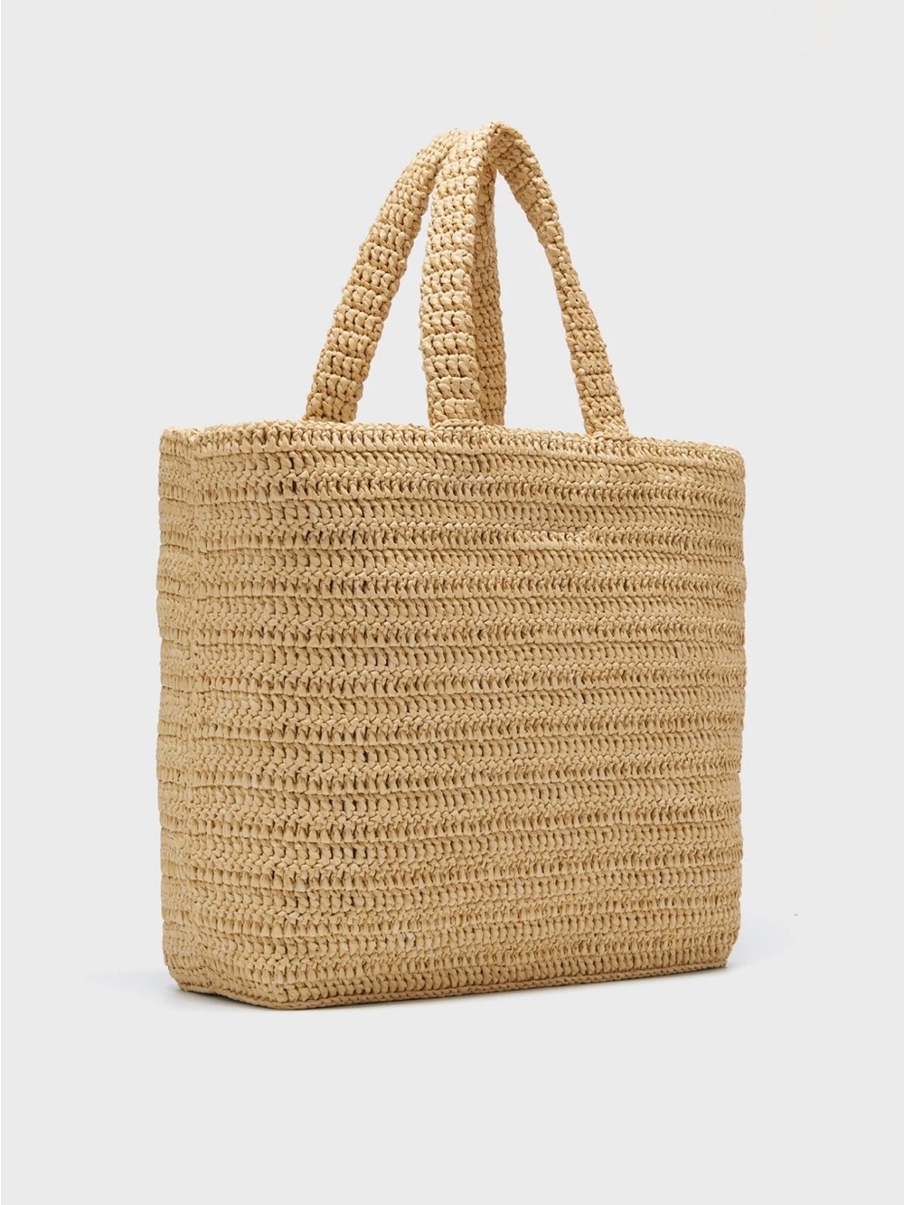 AUTHENTIC Saint Laurent Raffia Rive Gauche Tote Bag - Picture 4 of 12